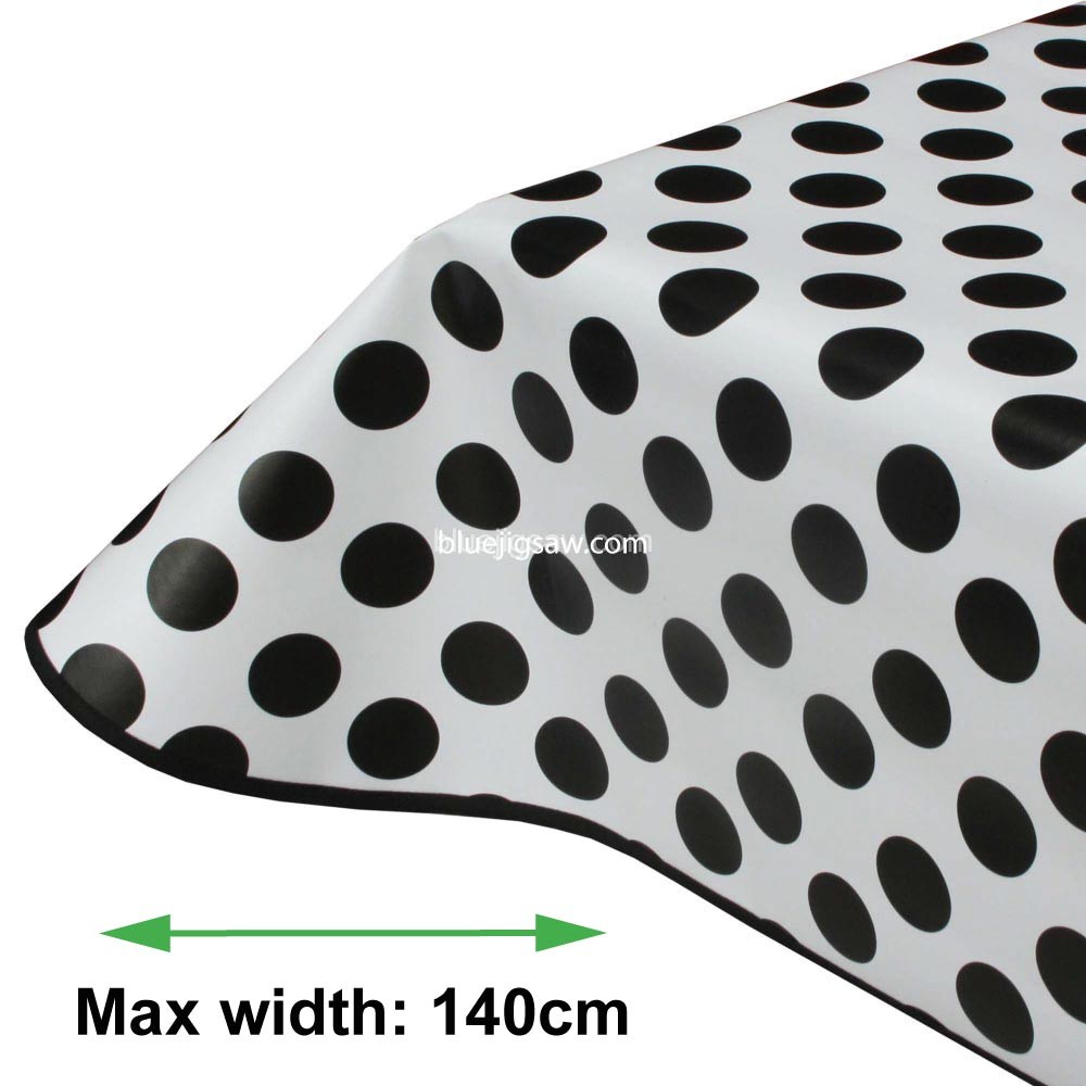 Dalmation Spots Vinyl PVC Tablecloth