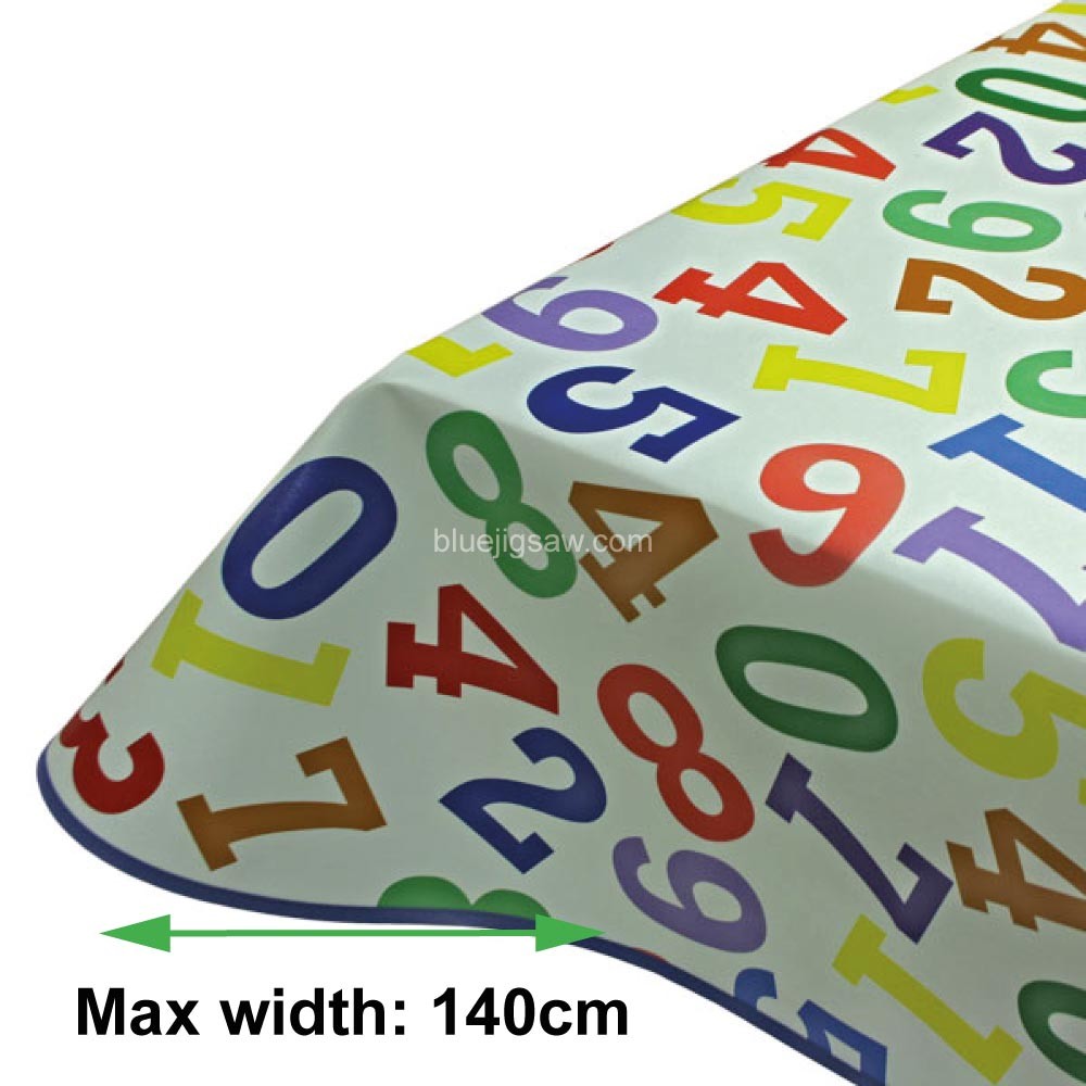 Learn To Count Vinyl PVC Tablecloth