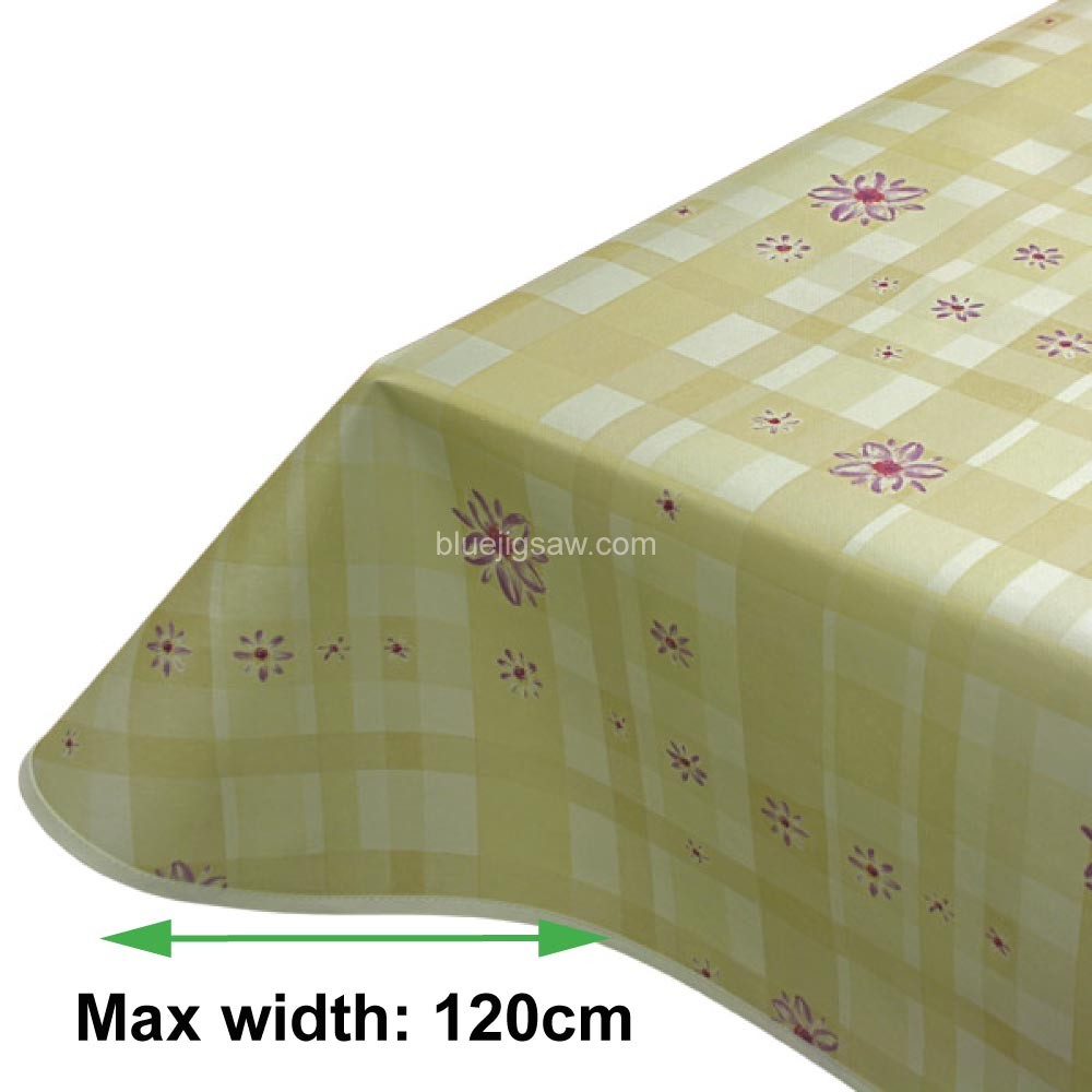 Samantha Purple PVC Tablecloth