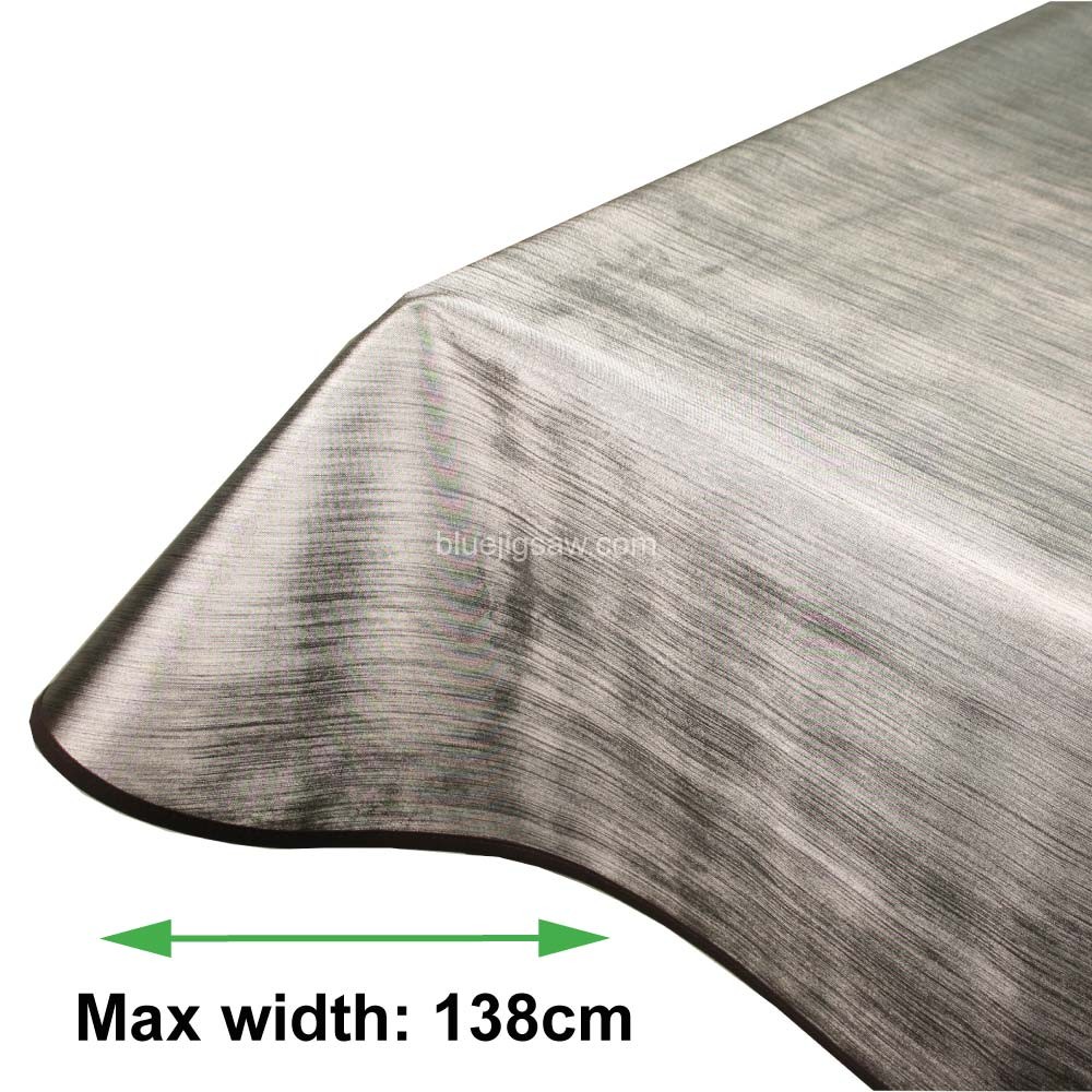 Metallic SilverPVC Tablecloth