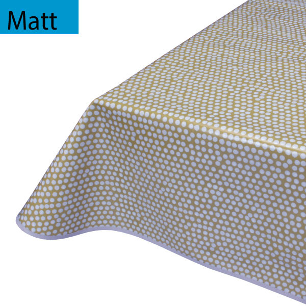Simply Spots Pebble PVC Oilcloth Tablecloth