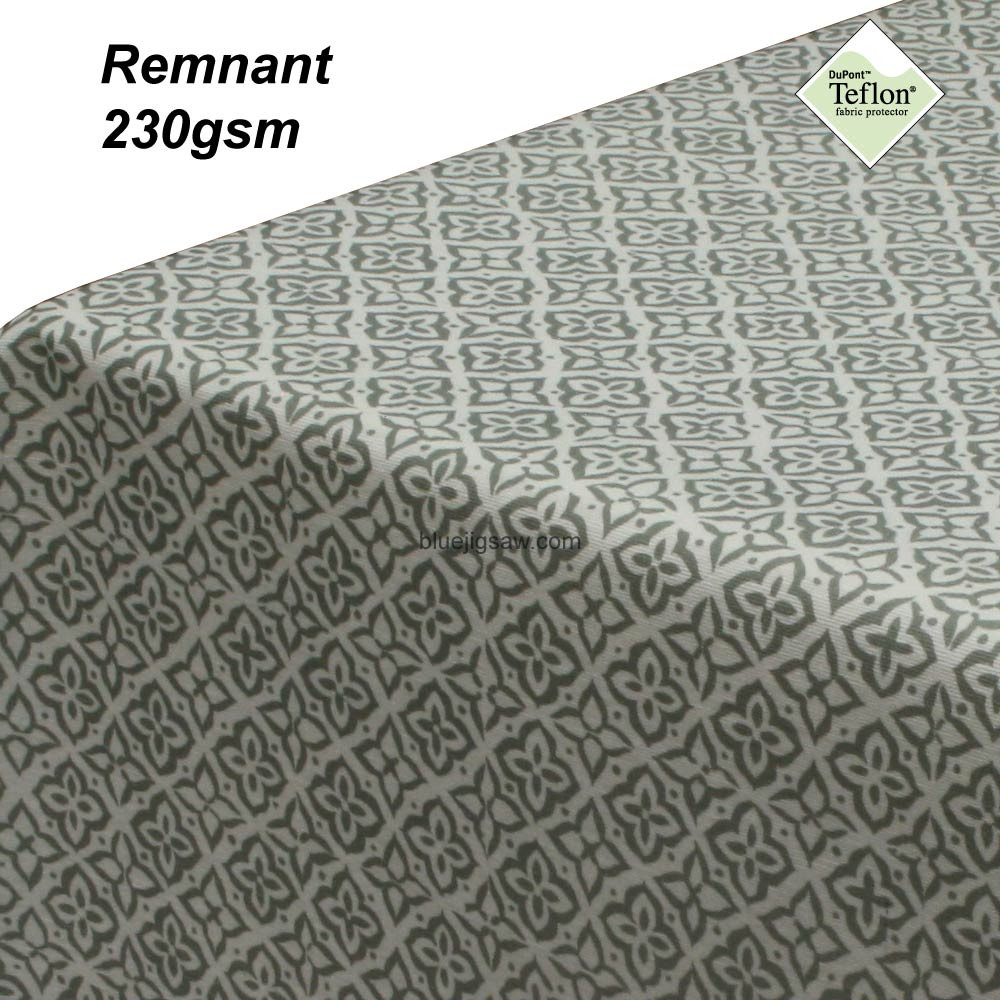 REMNANT Milton Grey Acrylic Coated Fabric