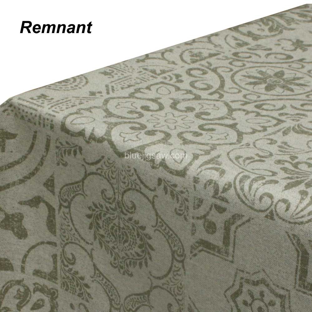 REMNANT Medina Olive Acrylic Coated Fabric