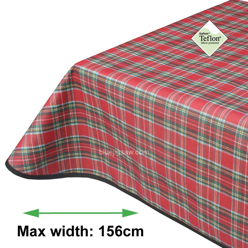 Aberdeen Tartan Acrylic Coated Tablecloth with Teflon