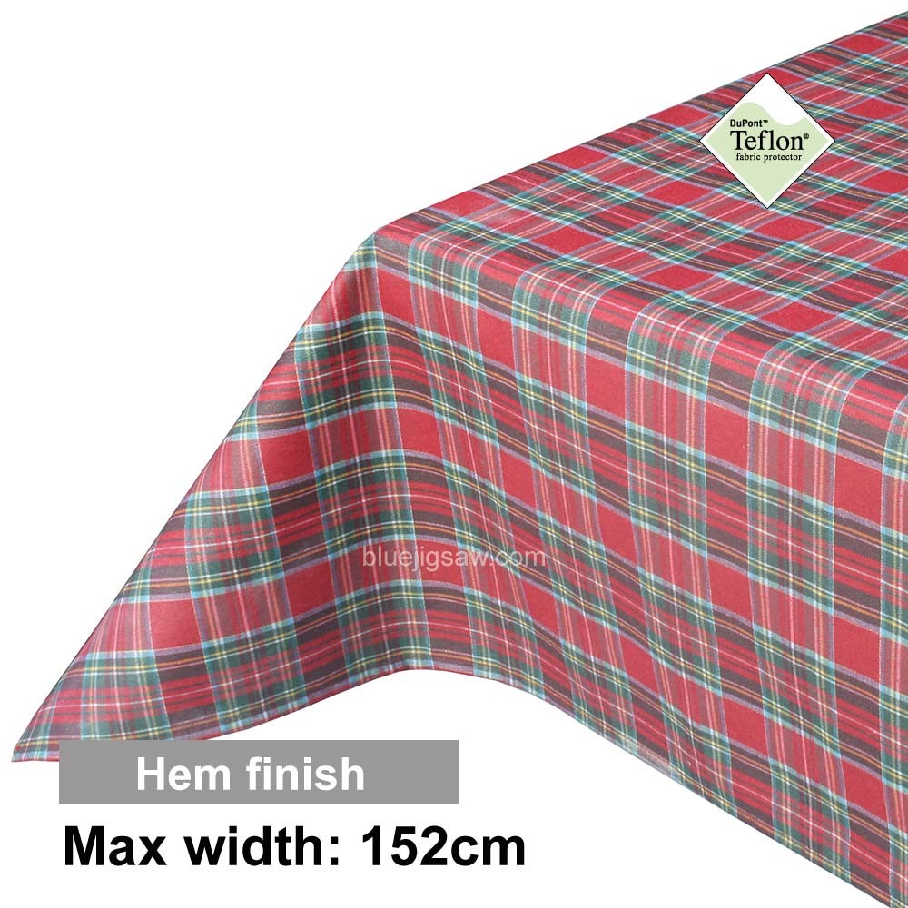 Acrylic Coated Tablecloth with Hem finish
