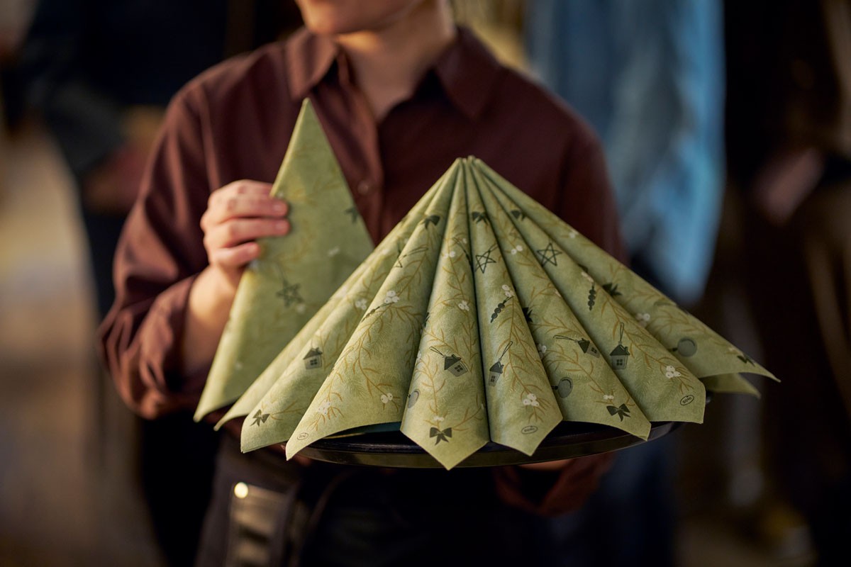 Duni Noel Pistachio Airlaid Napkin