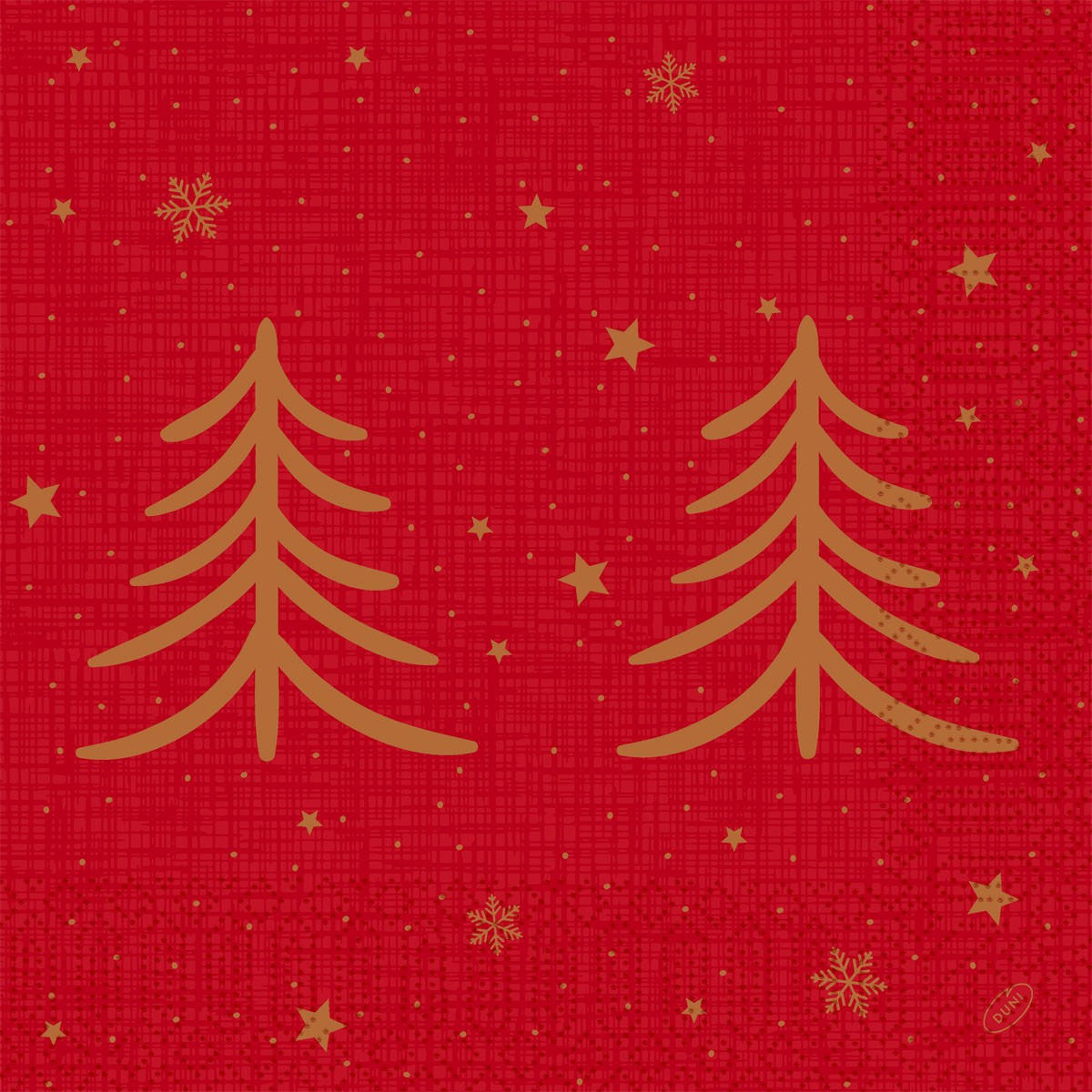 Duni Christmas Shimmer Trees Tissue Napkin 3ply 40cm