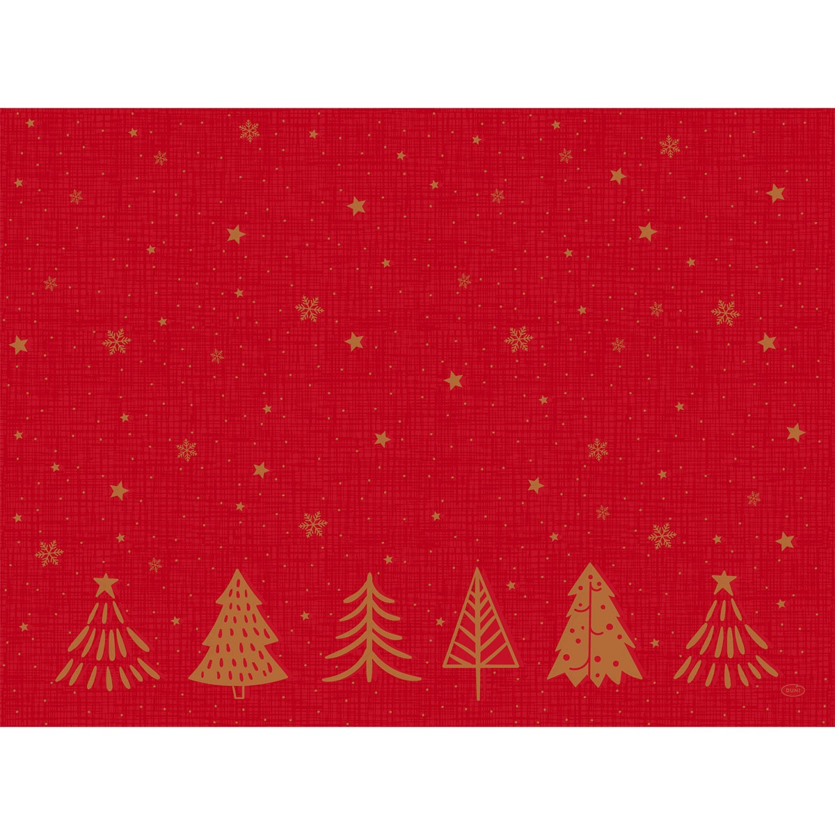 Duni Christmas Shimmer Trees Bio Dunicel® Placemat 30cm x 40cm
