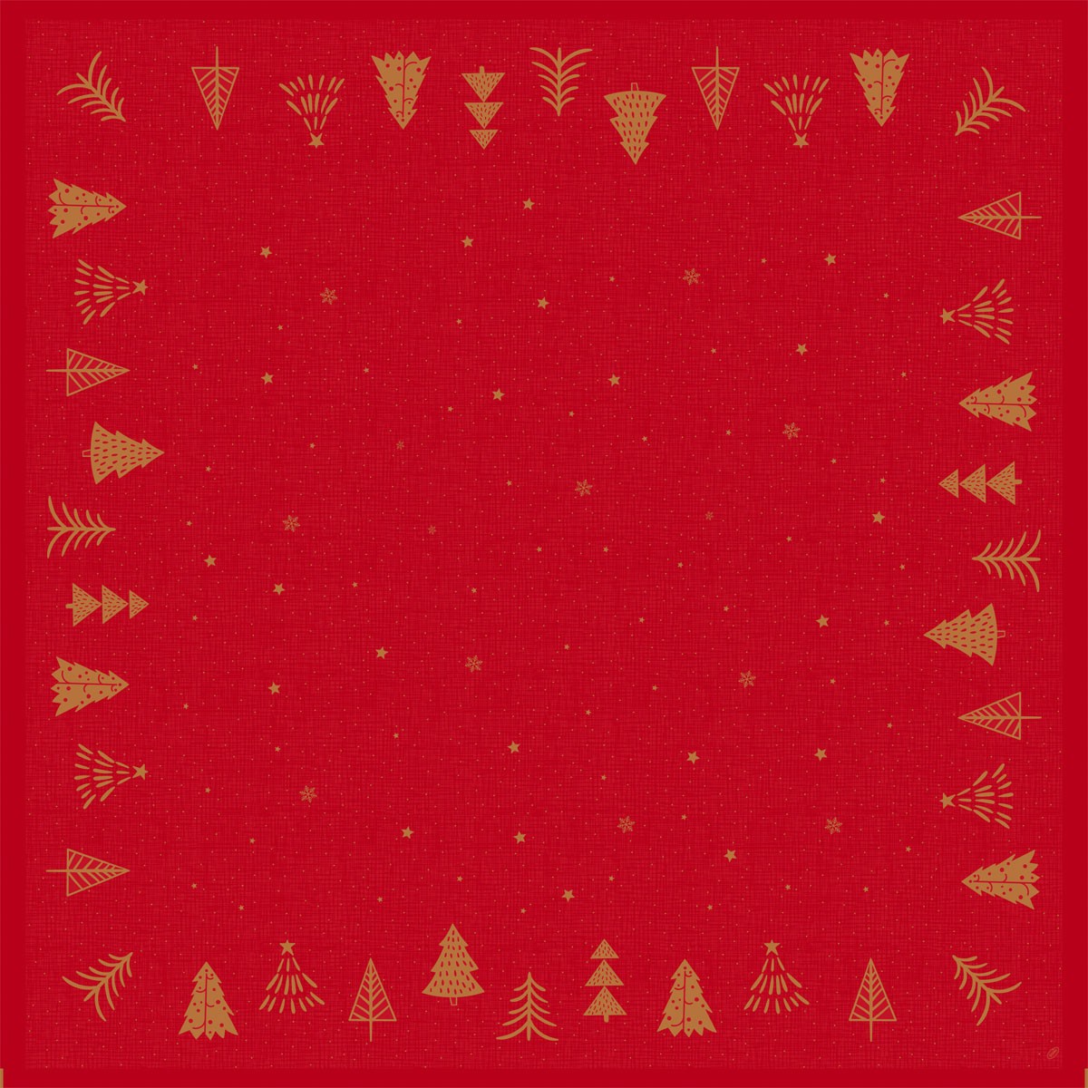 Duni Christmas Shimmer Trees Dunisilk® Slipcover 84cm x 84cm