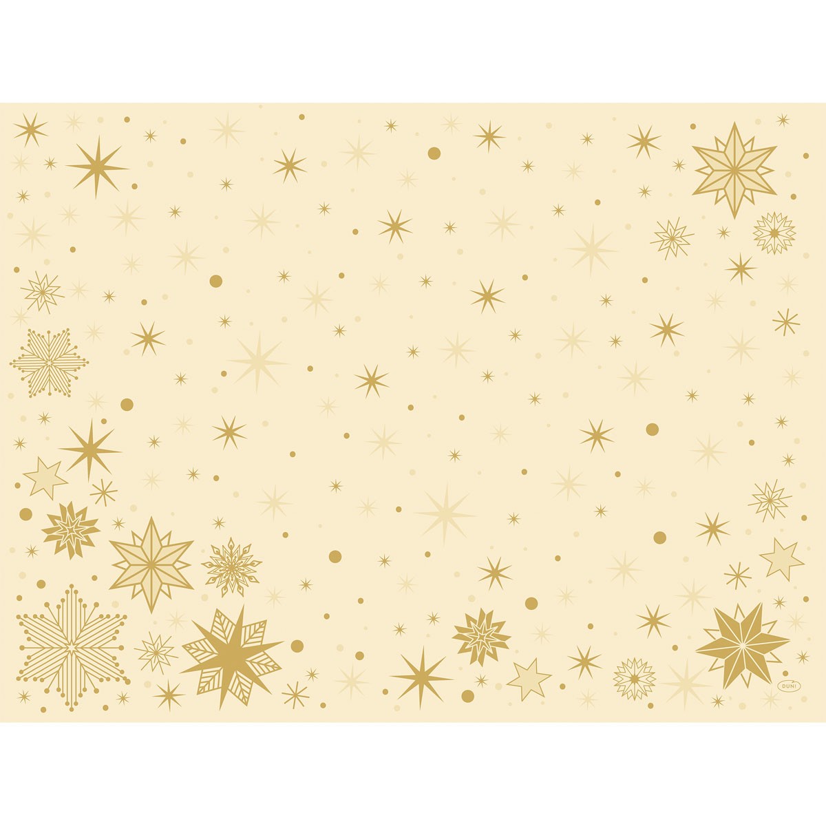 Duni Christmas Stargazing Cream Bio Dunicel® Placemat 30cm x 40cm