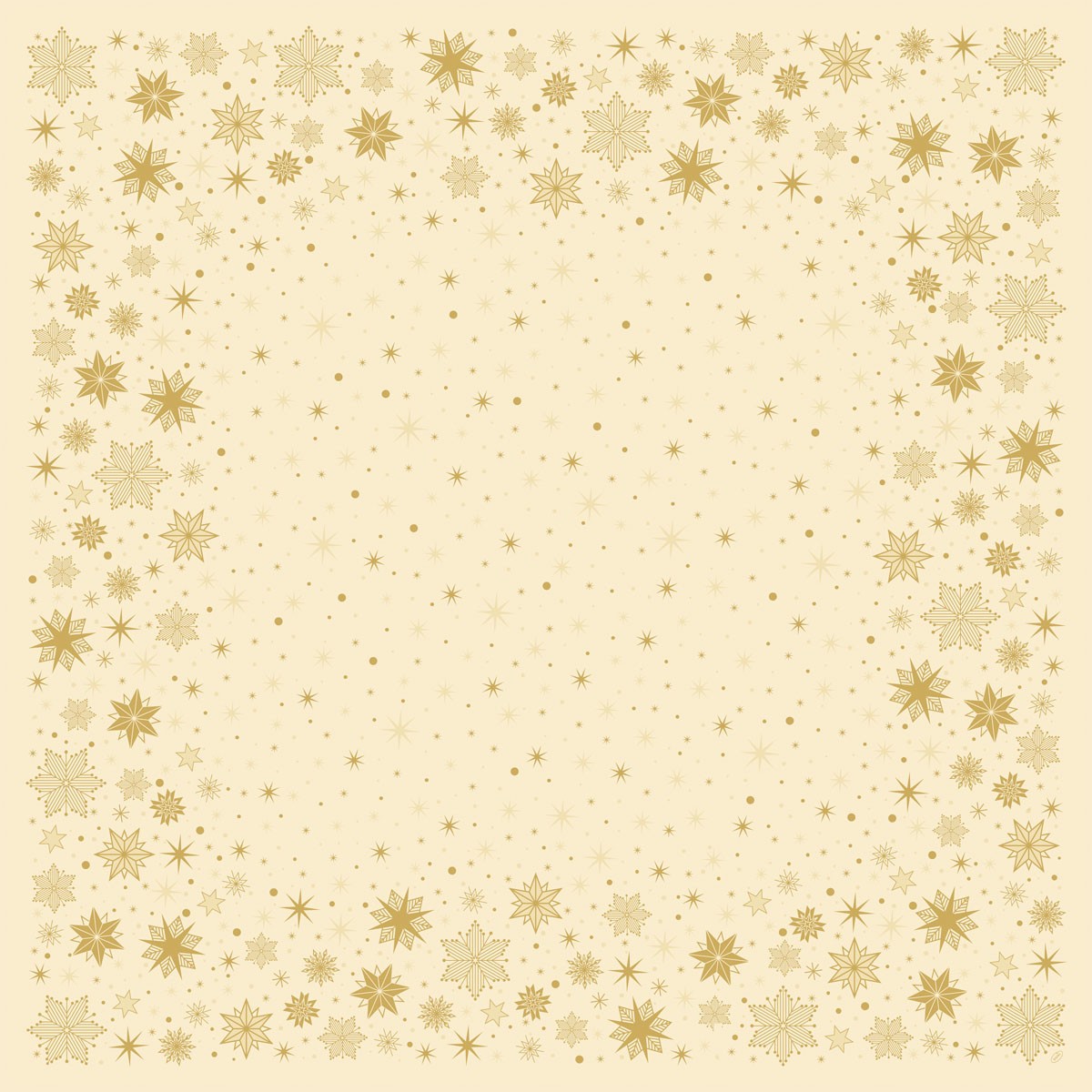 Duni Christmas Stargazing Cream Bio Dunicel® Slipcover 84cm x 84cm