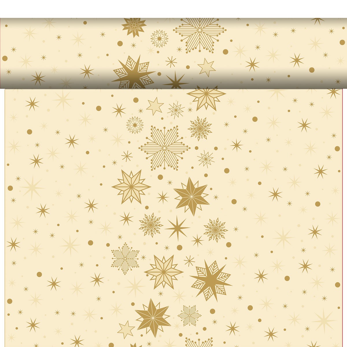 Duni Christmas Stargazing Cream Bio Dunicel® Tete-a-Tete, 40cm x 24m