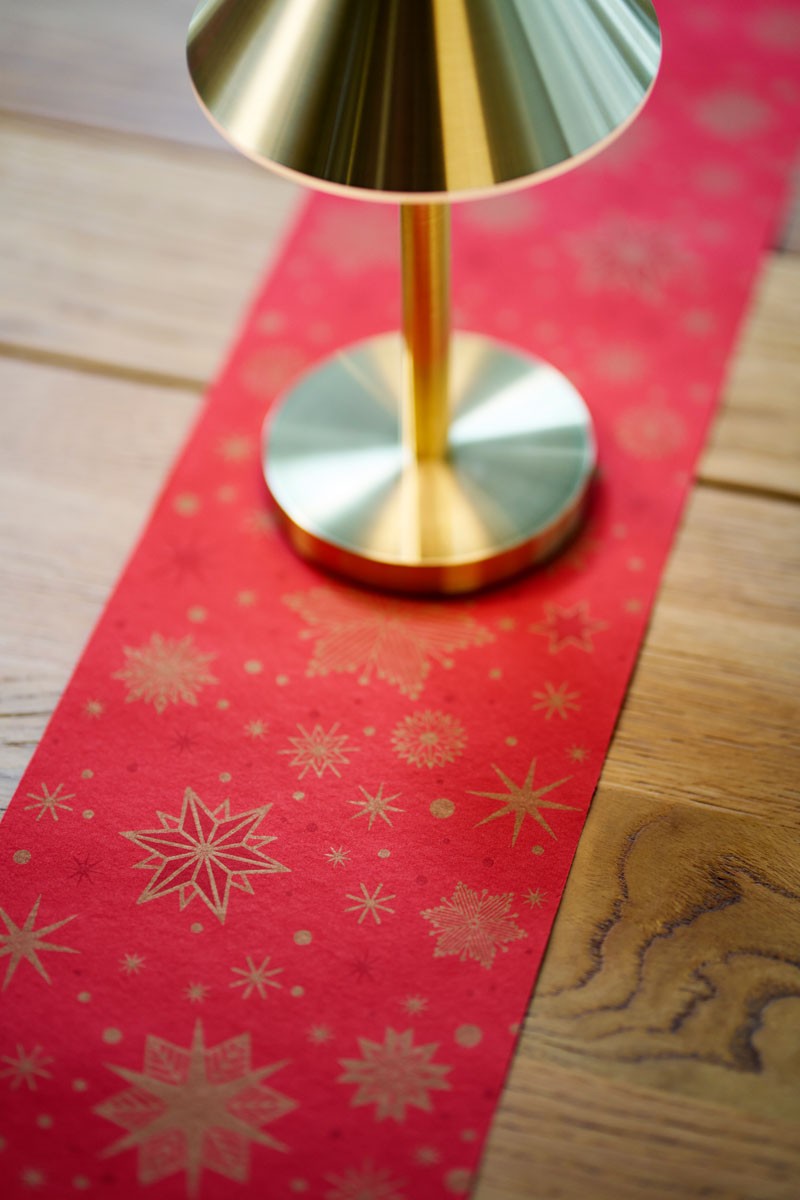 Stargazing Red Dunicel® Table Runner