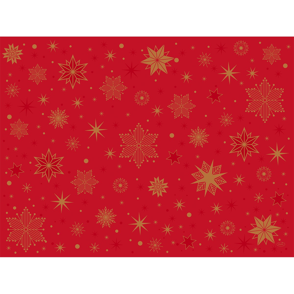 Duni Christmas Stargazing Red Paper Placemat 30cm x 40cm