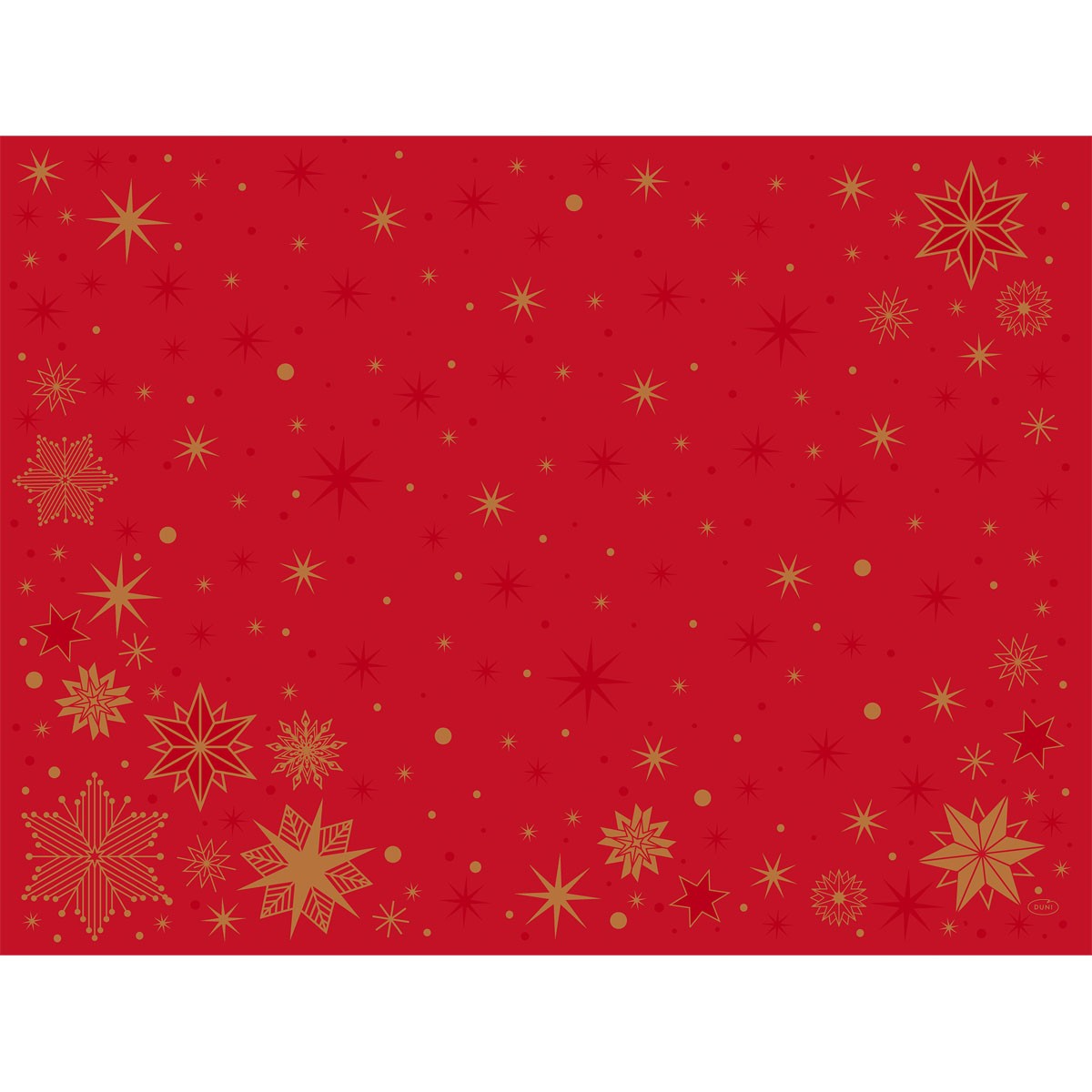 Duni Christmas Stargazing Red Bio Dunicel® Placemat 30cm x 40cm