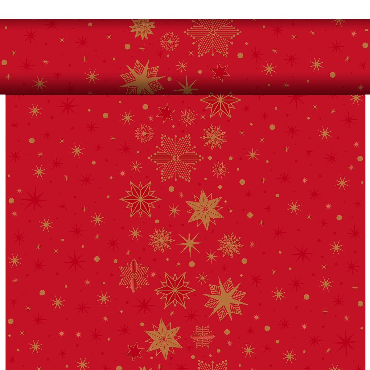 Duni Christmas Stargazing Red Bio Dunicel® Tete-a-Tete, 40cm x 24m