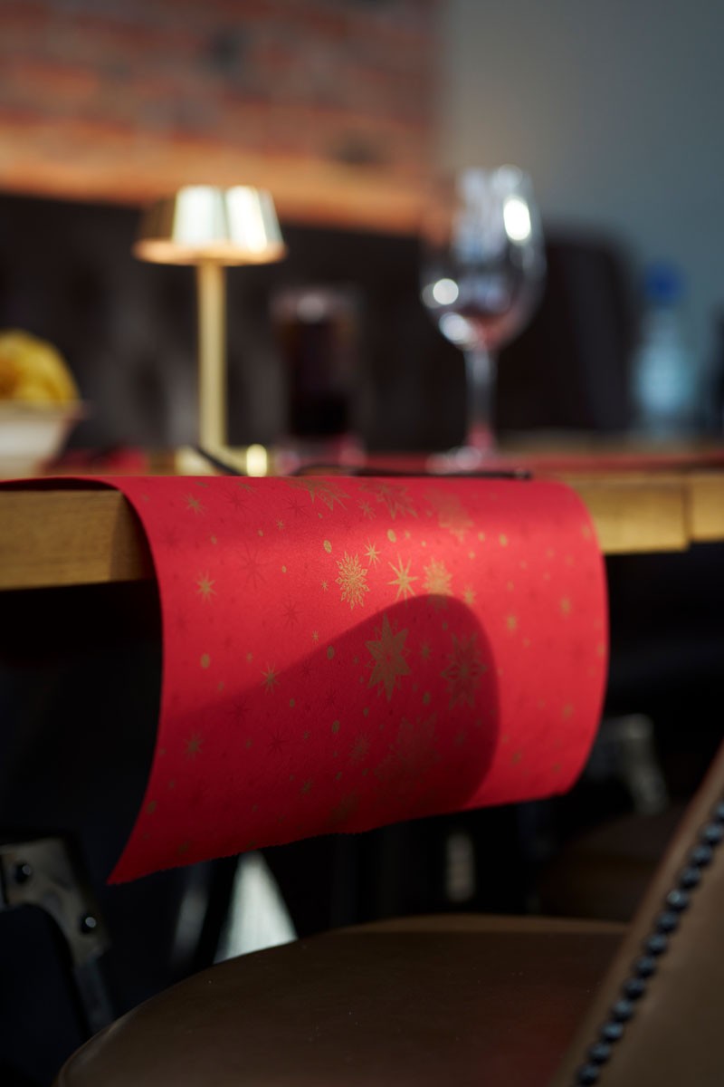 Stargazing Red Bio Dunicel® Tete-a-Tete with LED Lamp