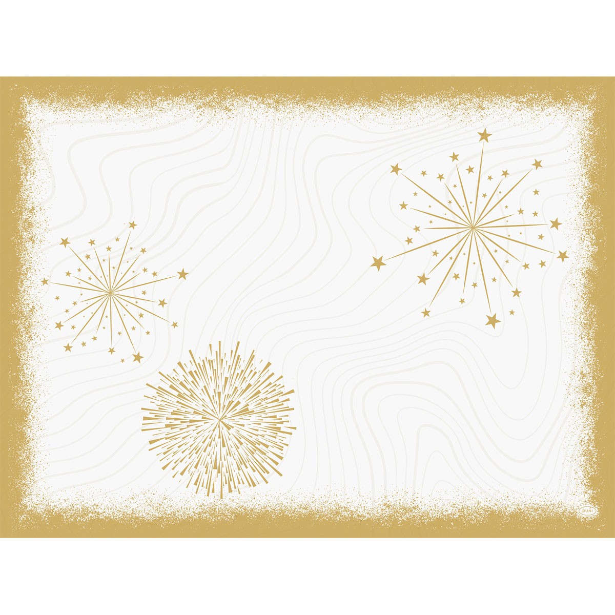 Duni Christmas Sparkly White Bio Dunicel® Placemat 30cm x 40cm