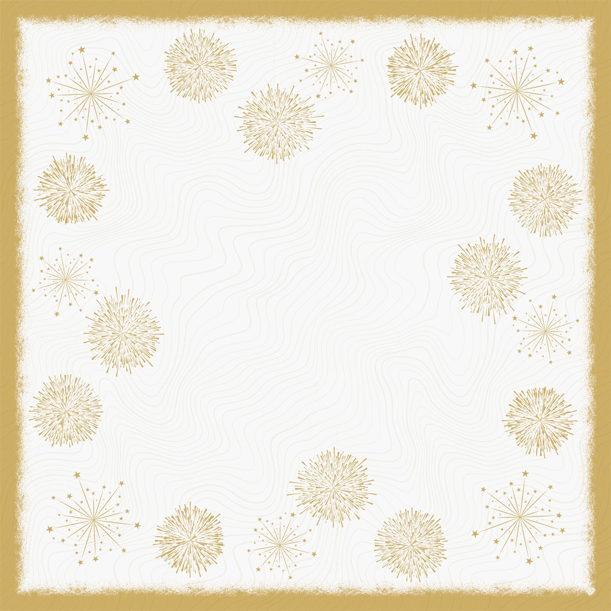 Duni Christmas Sparkly White Bio Dunicel® Slipcover 84cm x 84cm