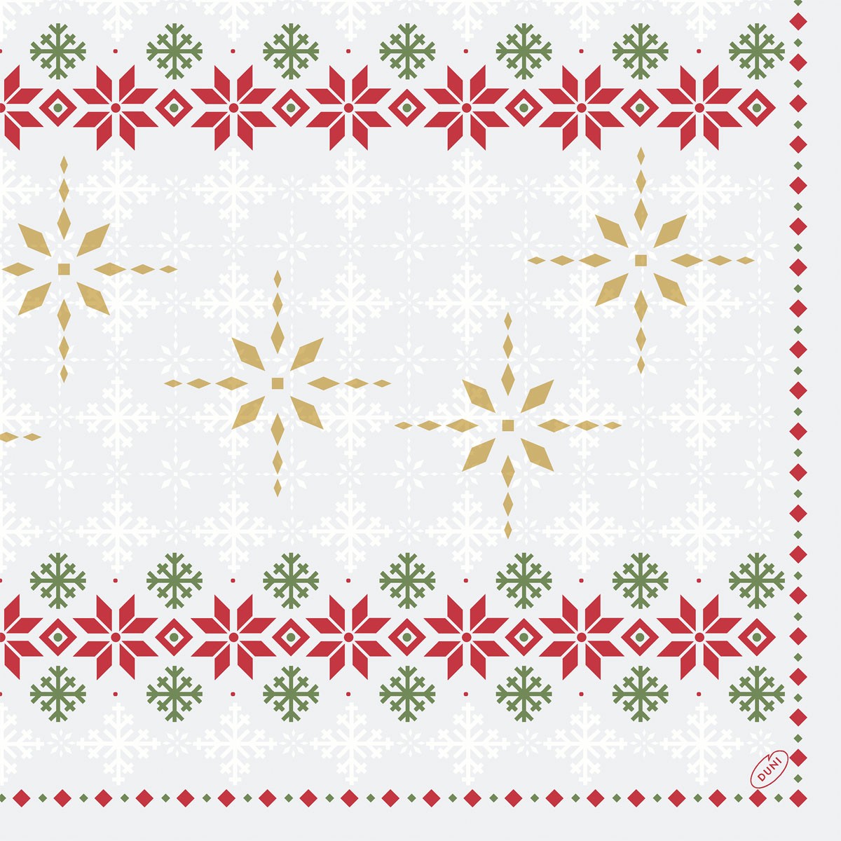 Duni Christmas Tradition Classic 4ply Tissue Napkin 40cm