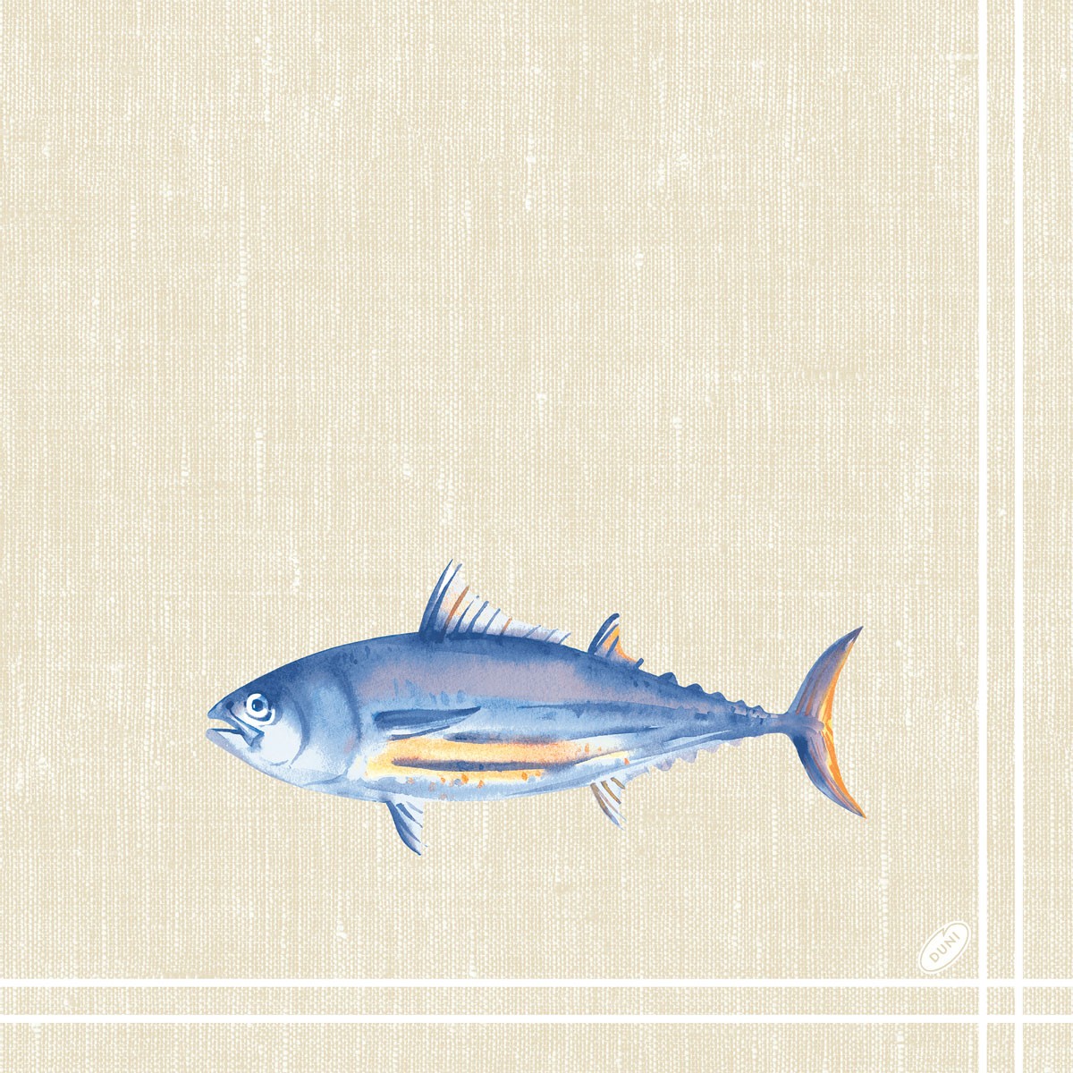 Duni 4 ply Tissue Napkin, 40cm, Tide