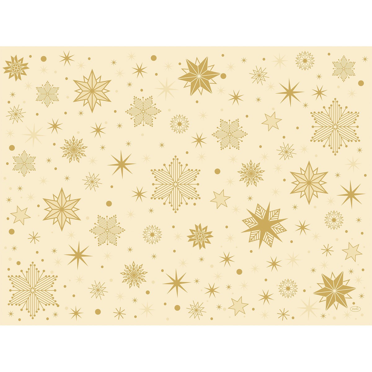 Duni Christmas Stargazing Cream Paper Placemat 30cm x 40cm