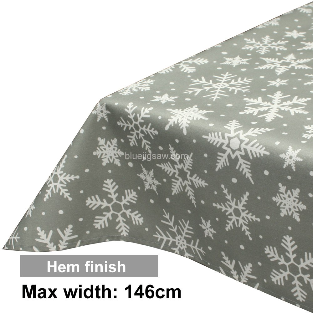 Acrylic Coated Tablecloth with Hem finish