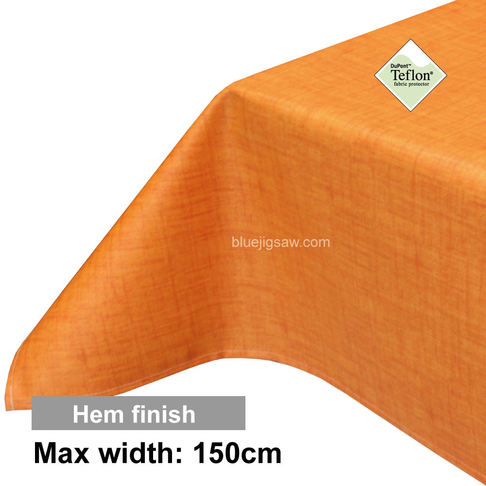 Acrylic Coated Tablecloth with Hem finish