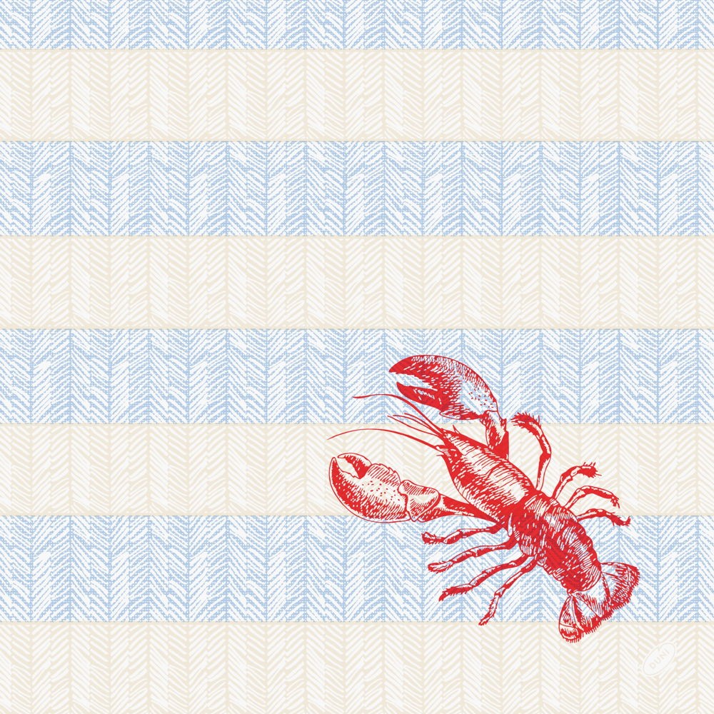 Bio Dunisoft&reg; Napkin 40 x 40cm Carton, Sea Delights