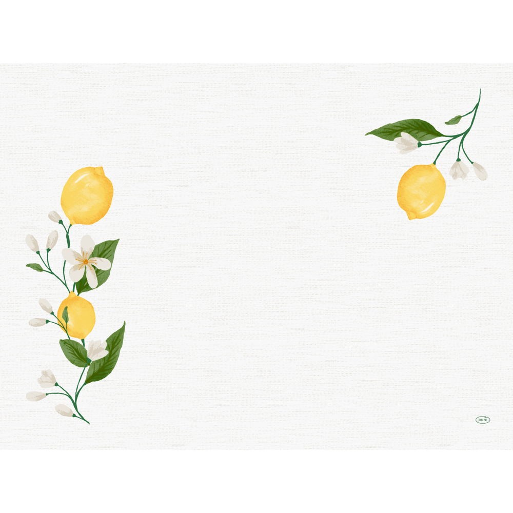 Lemon Fiesta Paper Placemat, 30cm x 40cm