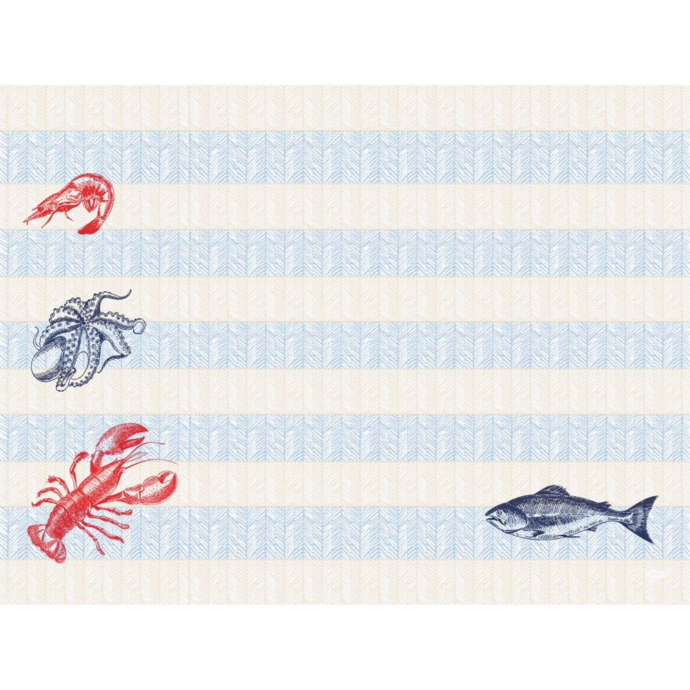 Sea Delights Paper Placemat, 30cm x 40cm