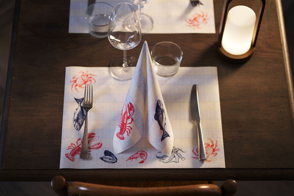 Duni Sea Delights Paper Placemat