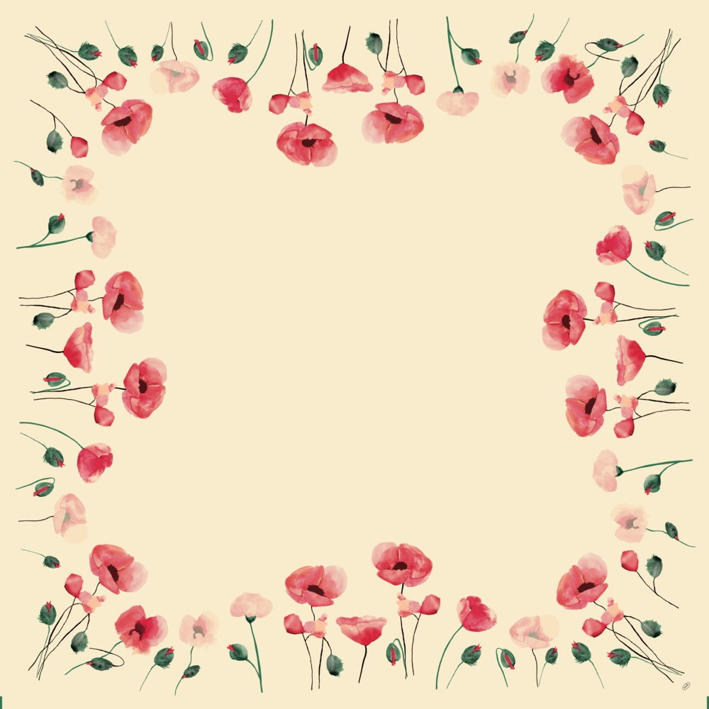 Poppy Charm Bio Dunicel&reg; Slipcover 84cm x 84cm