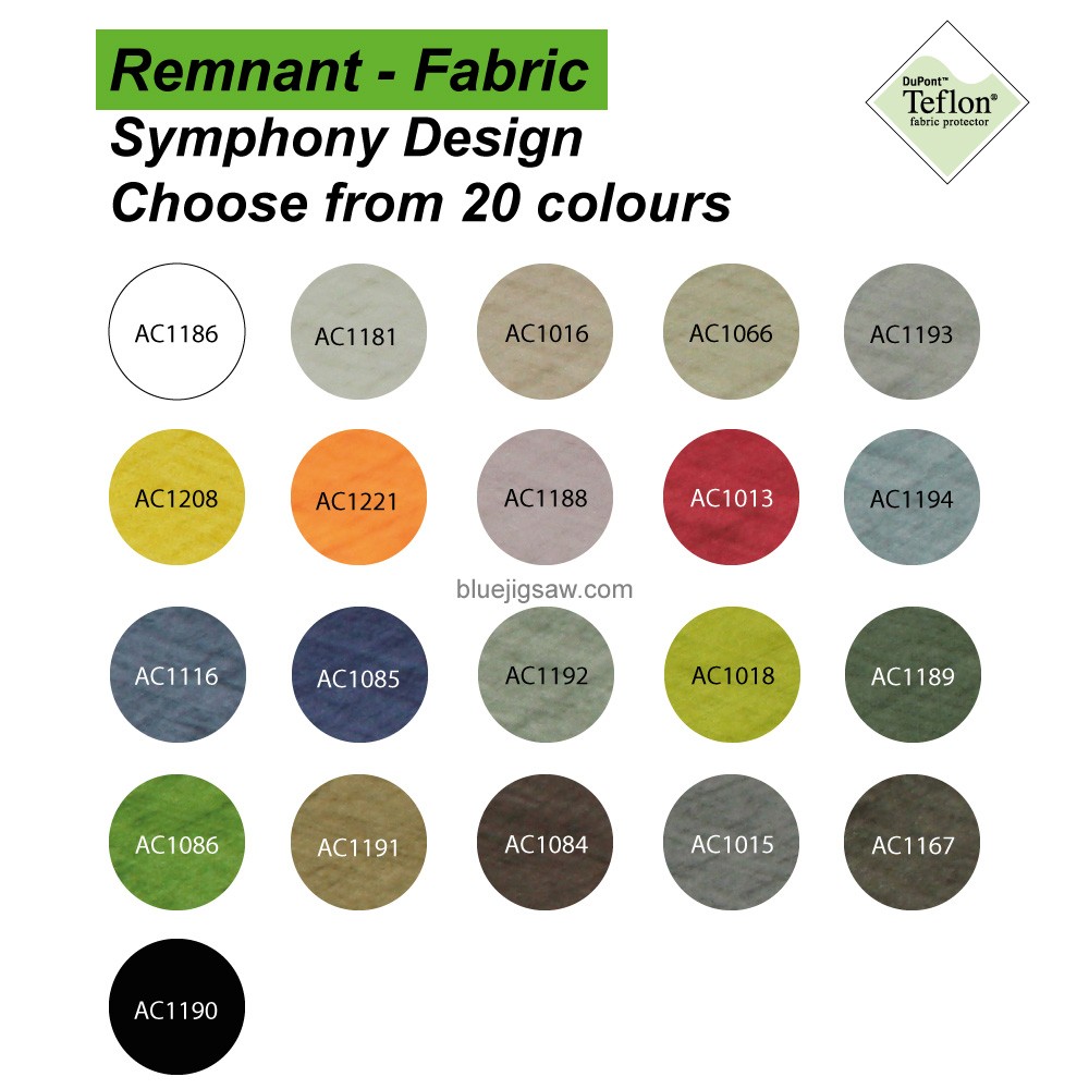 REMNANT Symphony Acrylic Coated Fabric Colours
