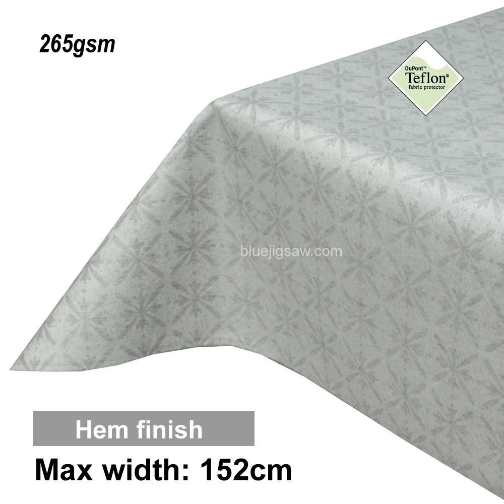 Acrylic Coated Tablecloth with Hem finish