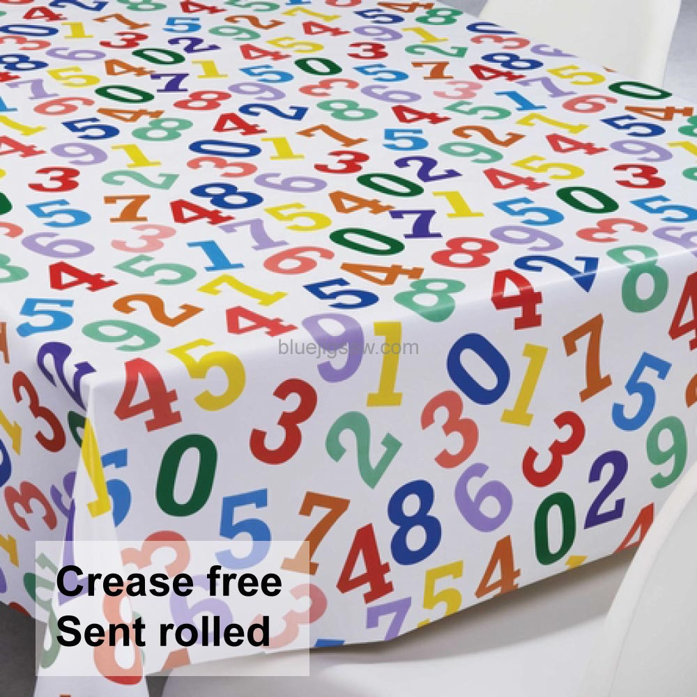 Learn To Count PVC Tablecloth