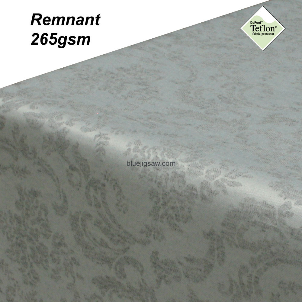 REMNANT Park Lane Silver Acrylic Coated Fabric
