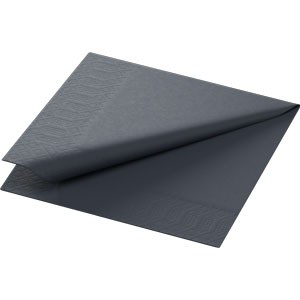Cocktail Tissue Napkin, 3ply 24cm Black