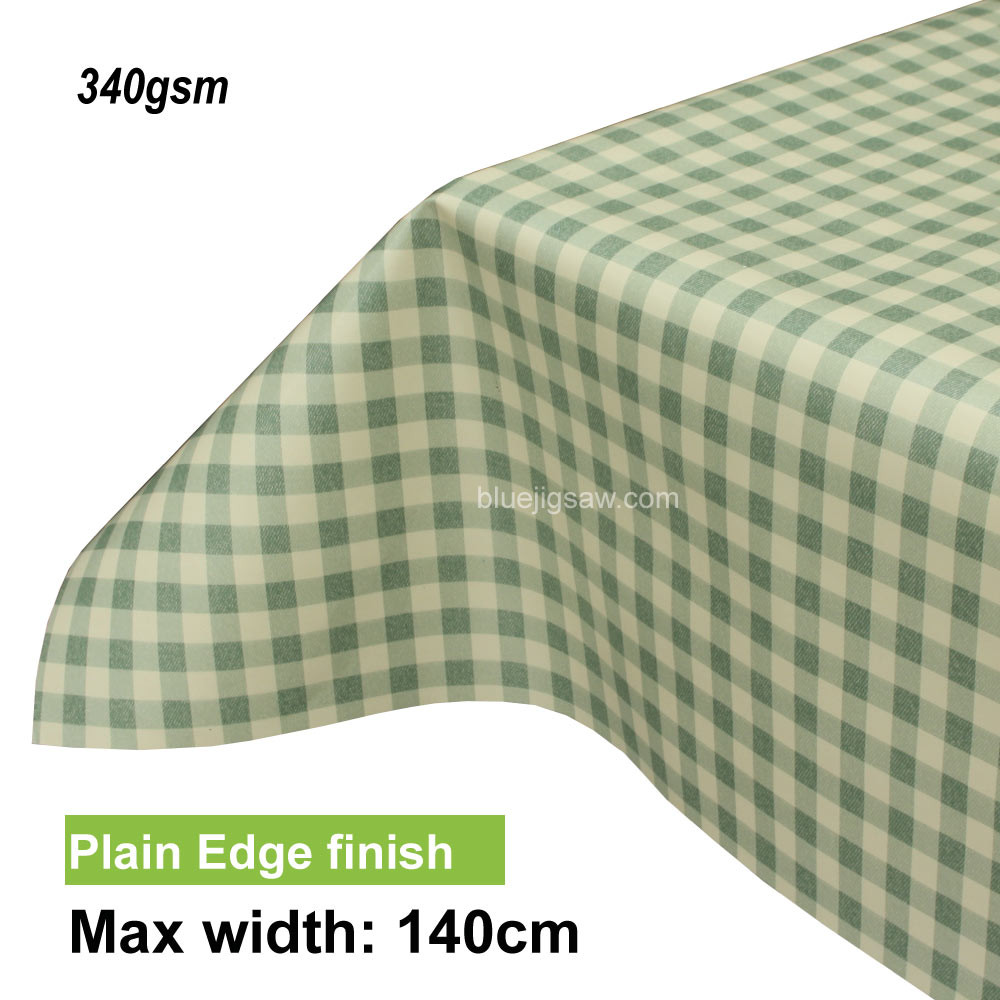 Lola PVC Tablecloth with plain edge