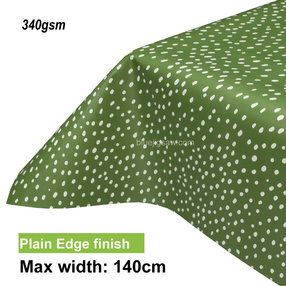 Lola PVC Tablecloth with plain edge