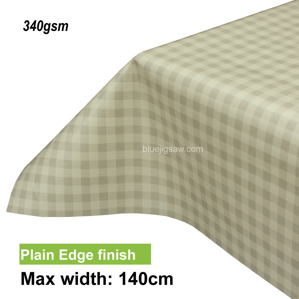 Lola PVC Tablecloth with plain edge