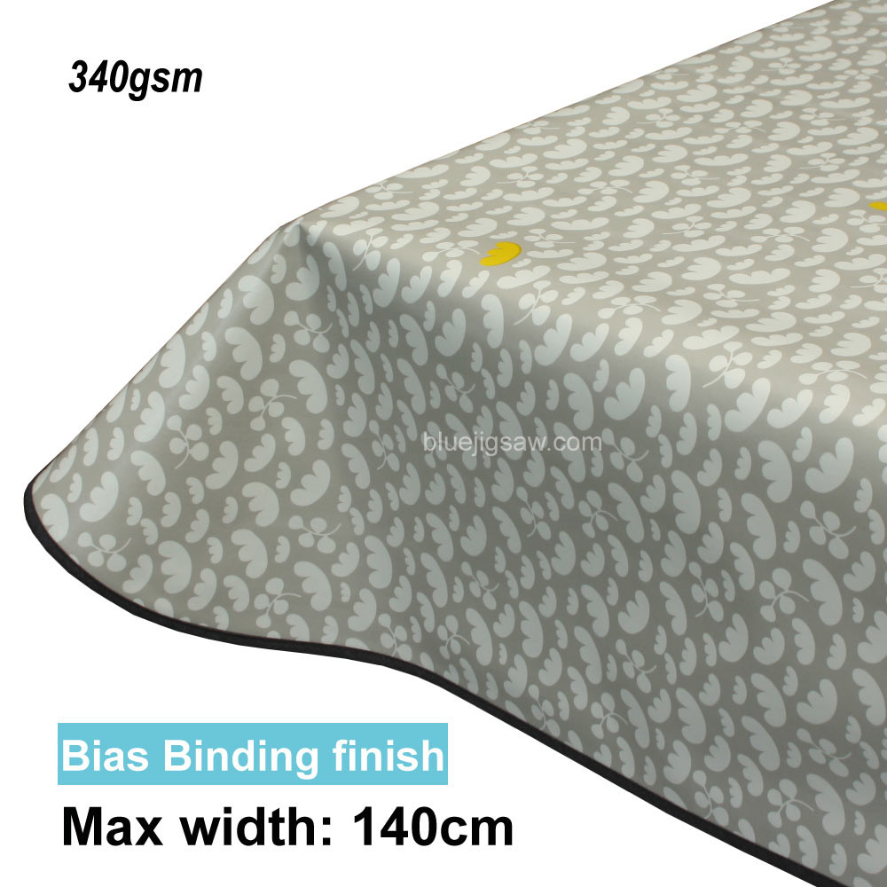 Lola PVC Tablecloth with edge finish