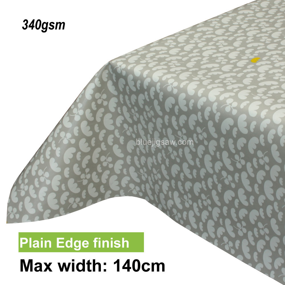 Lola PVC Tablecloth with plain edge