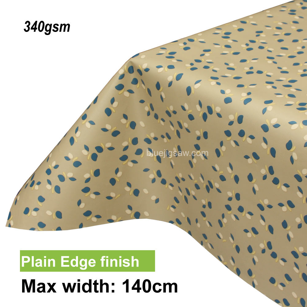 Lola PVC Tablecloth with plain edge
