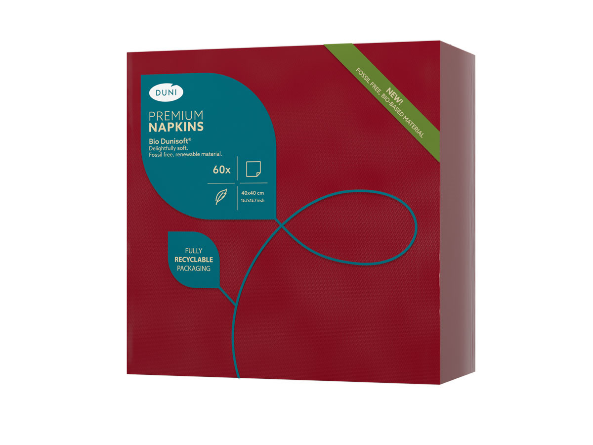 Dunisoft&reg; Napkin Bordeaux 40cm