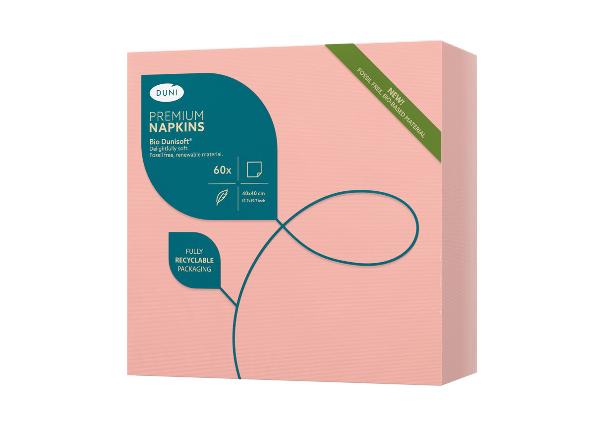 Dunisoft&reg; Napkin Mellow Rose 40cm