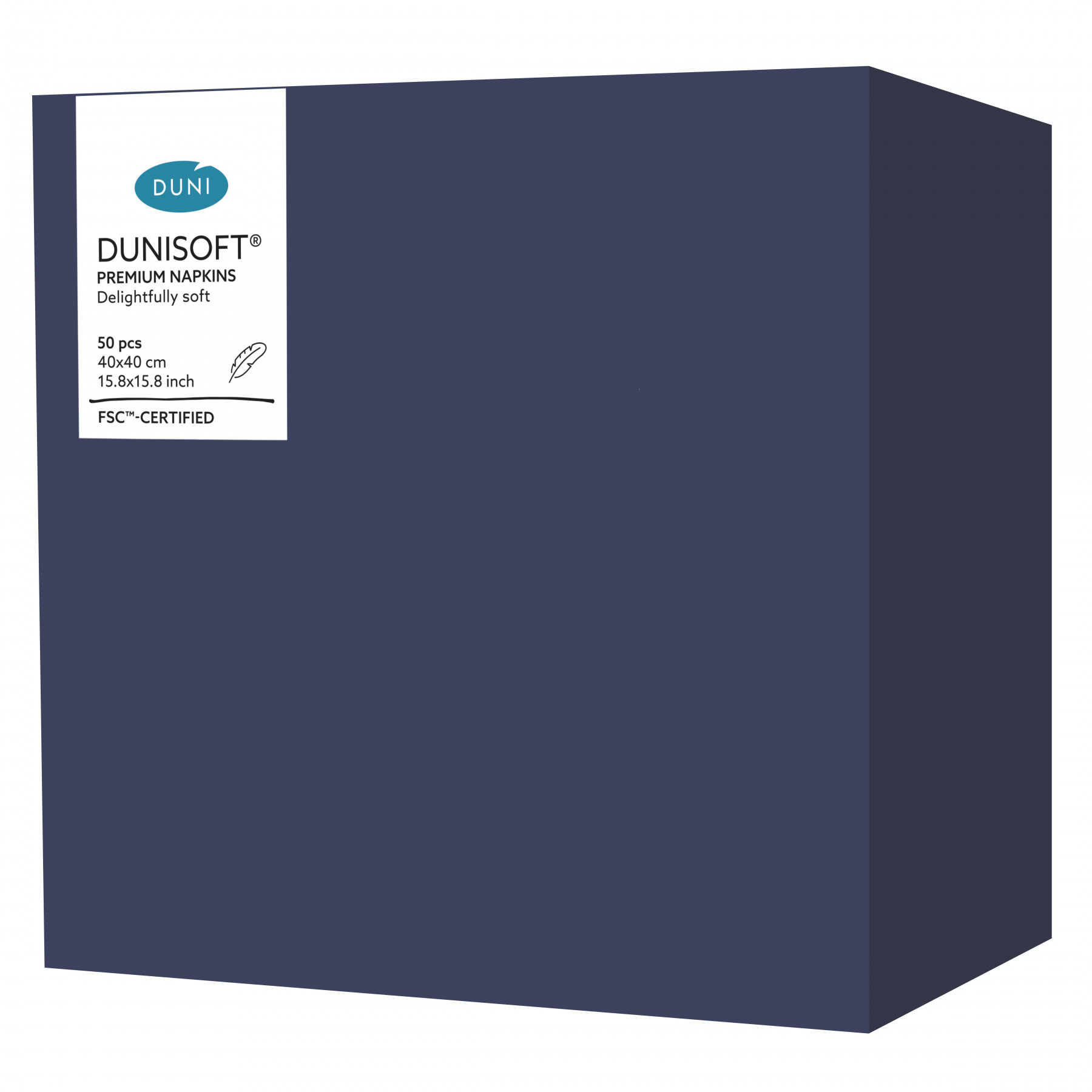 Dunisoft&reg; Napkin Dark Blue 40cm