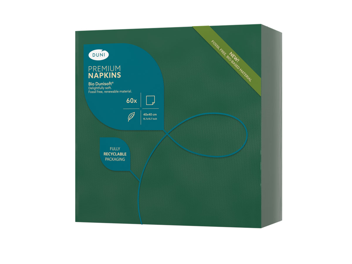 Dunisoft&reg; Napkin Dark Green 40cm