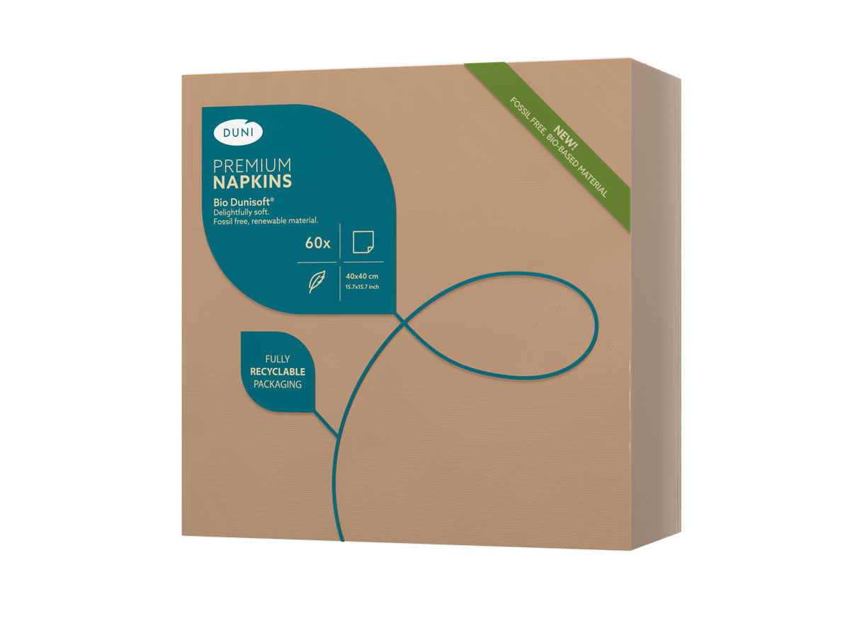 Dunisoft&reg; Napkin Ecol Brown 40cm