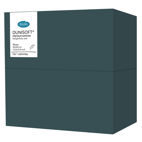 Dunisoft&reg; Napkin Ocean Teal 40cm, 8-Fold